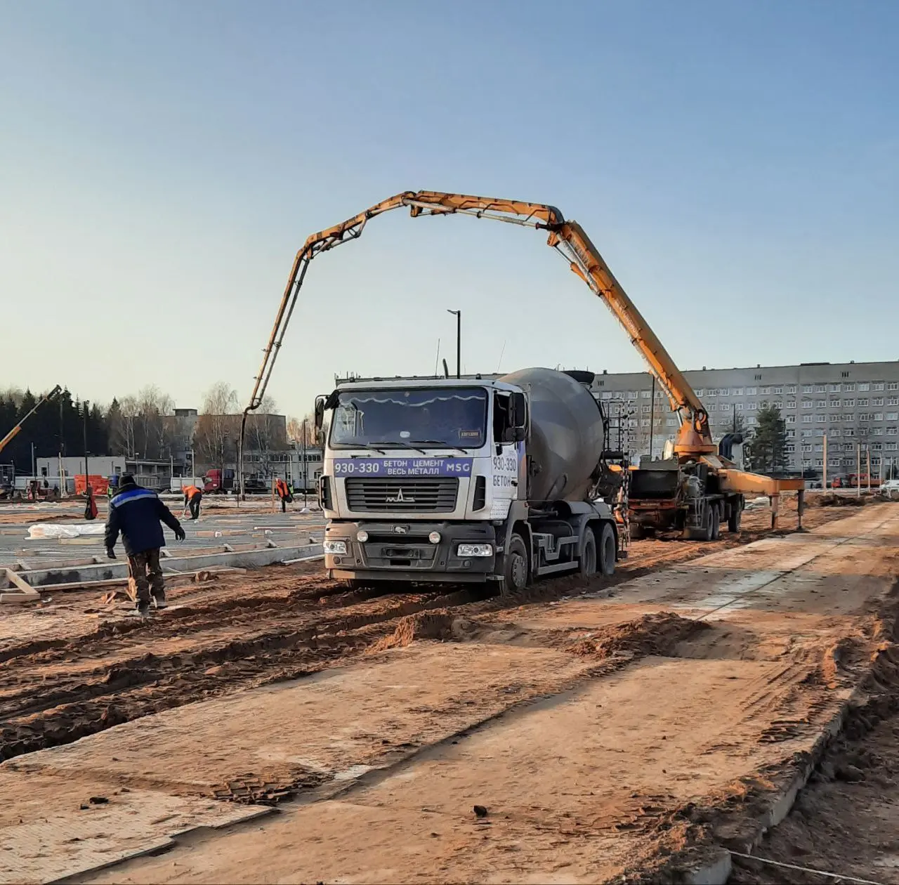 Купить бетон в Иваново с доставкой, цена за куб | Бетонный завод МСГ